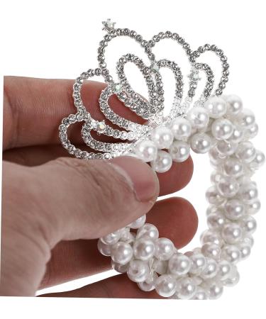 minkissy Girls Hair Accessories Ponytail Holder Girl Hair Tie Hair Ties for Girls Elastic Hair Tie for Girl Pearl Hair Tie Girl Hair Scrunchies Elasticity Hair Rope Plastic Child - Buy Online on GoSupps.com
