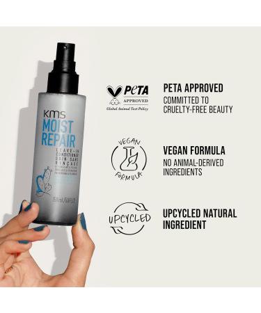 KMS MoistRepair Leave-In Conditioner for Dry and Damaged Hair 150 ml Detangling and Repairing with Recycled Prickly Pear Vegan Formula - Buy Online on GoSupps.com