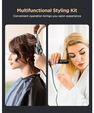 Wavytalk Mini Flat Iron 0.7 Inch Ceramic Hair Straightener - Small Mini Curling Iron for Short Hair, Bangs & Travel - Buy Online on GoSupps.com