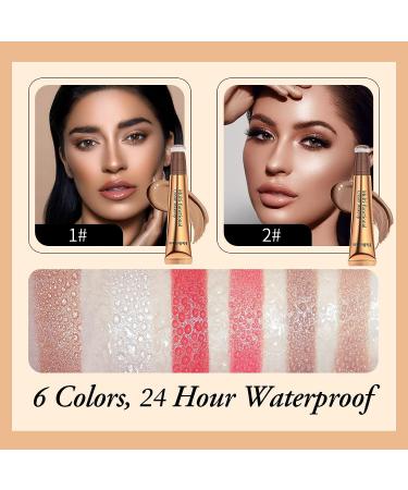 Easilydays Liquid Bronzer & Concealer Contouring Wand | Waterproof High Coverage Matte Finish | Lightweight Silky Cream Stick | Body & Face Highlighter Makeup - Buy Online on GoSupps.com