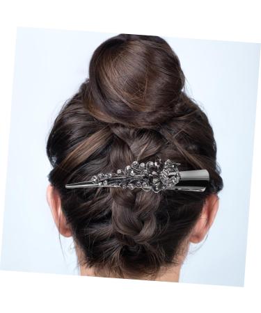 FRCOLOR Rhinestone Hair Clip Hair Jewelry Rhinestone Hairpins Hair Clips for Fine Hair Women Hairpin Hair Clips for Adults Hairpin for Women Party Hair Clips Girl Metal Women's Horn Clip - Buy Online on GoSupps.com