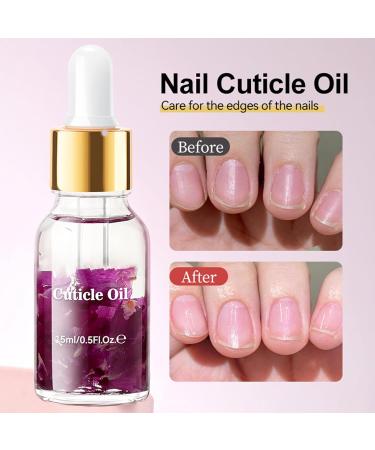 Repairing Oil for Cuticles and Nails | Nourishing Treatment for Damaged or Broken Nails 15ml | Nourishing Treatment for Cracked Nails Compact Travel Cuticle Care Product - Buy Online on GoSupps.com