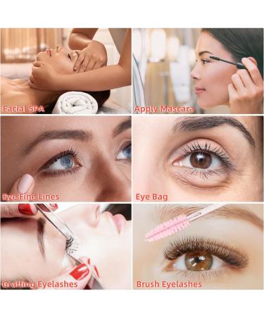 Sunallwell Under Eye Patches - 60 Pairs with Eyelash Brush Set and Tweezers for Eyelash Grafting, Extension, and Makeup Application - Lint-Free Beauty Mask Tool - Buy Online on GoSupps.com