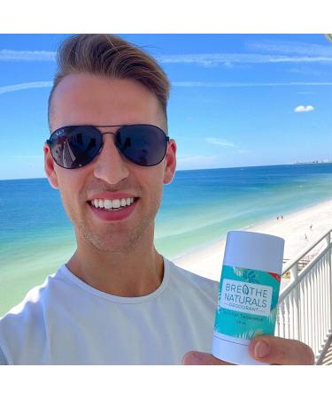 Breathe Naturals Summer Seabreeze Natural Deodorant | 24-Hour Odor Protection | Aluminum-Free for Women, Men, and Kids | Safe for Sensitive Skin - Buy Online on GoSupps.com