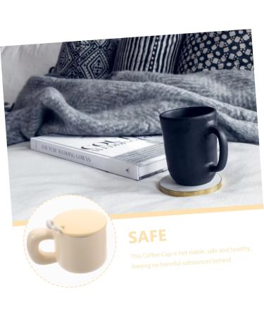 Zerodeko 3pcs Chubby Mug Ceramics Drinking Utensils Coffee Office Yellowx3pcs 14.5X8.5CMx3pcs - Buy Online on GoSupps.com