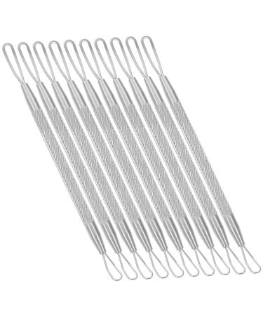 Beatifufu 7pcs Double-headed Extrusion Ring Removers Double-headed Beauty Tools Pimple Tool Pore Pimple Needle Cleaning Kits Comedone Extractors