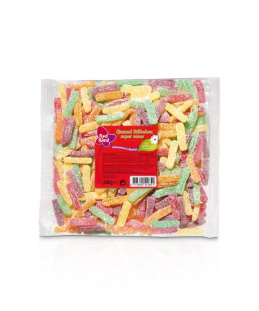 Red Band colorful gum sticks sugared and super sour 500g - Buy Online on GoSupps.com