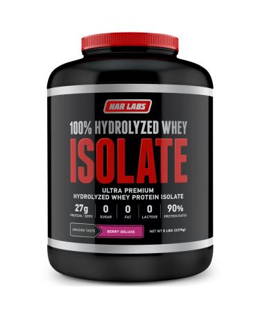 NAR LABS Hydrolyzed Whey Protein Isolate 5 lbs (Berry Deluxe)