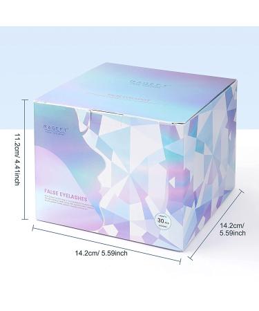 MAGEFY Faux Mink Eyelashes 30 Pairs | Natural to Dramatic Volume False Lashes | 3D Pack with Eyebrow Grooming Kit - Buy Online on GoSupps.com