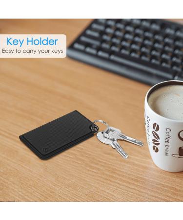 Fintie Protective Cover for Alivecor Kardia Mobile | Premium PU Leather Case with Magnetic Lock & Key Holder | EKG Heart Monitor Accessory - Black - Buy Online on GoSupps.com