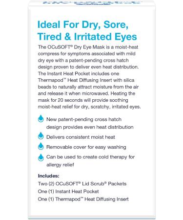 Ocusoft Dry Eye Mask Premium - Soothing Relief for Dry Eyes | Fast International Shipping - Buy Online on GoSupps.com