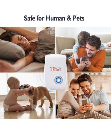 6-Pack Ultrasonic Pest Repeller: Plug-in Mouse, Mice, Mosquito, Spider, Ant, Cockroach, Rodent Repellent - Indoor Pest Defense - Buy Online on GoSupps.com