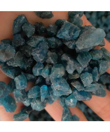 Reiki Healing Crystal 100g-500g Natural Blue Apatite Crystal Rough Phosphate Rock Mineral Healing Can be Used for Meditation (Size : 100g) - Buy Online on GoSupps.com
