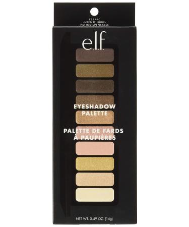 E.L.F. Need It Nude Eyeshadow Palette - 0.49 oz - Buy Online - Buy Online on GoSupps.com