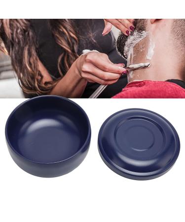 Dark Blue Razor Shell with Lid - Wide Iron Shaving Soap Cup & Foam Mug with Large Capacity for Effortless Shaving - Buy Online on GoSupps.com