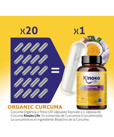 Buy Kurkuma 10000 mg Pure Curcumin - 120 Capsules | 95% Extract with Ginger Black Pepper & Boswellia for Joint Health | Highly Absorbing Anti-Inflammatory | International Shipping Available - Buy Online on GoSupps.com