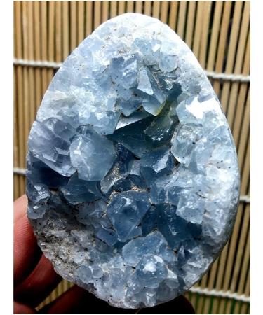 Crystal Rough Natural Blue Celestite Geode Crystal Quartz Rock Specimen Beautiful (Size : 250) - Buy Online on GoSupps.com