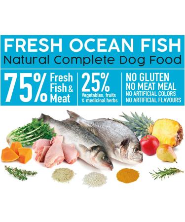 Arquivet Fresh Ocean Fish - 10 Kg - Complete Food for Dogs - Fresh Fish and Meat - Buy Online on GoSupps.com