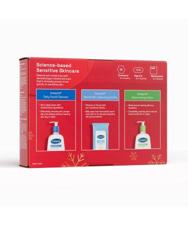 Cetaphil Cleansing Cloths Cleanser & Moisturizer Winter Essentials Kit - Hydrating Skincare for All Skin Types | International Shipping - Buy Online on GoSupps.com