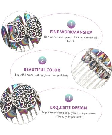 FRCOLOR 1pc Niang Silver 20-tooth Hair Comb Pearl Headpiece Hair Accessory Wedding Hair Comb Hair Decorations for Women Grey Lace Front Wigs Mermaid Clip Tie up Copper Wire Bride The Witch - Buy Online on GoSupps.com