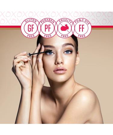Mirabella Lash Luxe Black Mascara - All-In-One Formula for Volume, Length & Curl - Clump-Free, Defined & Luscious Lashes - With Lash Enhancing Serum - Buy Online on GoSupps.com
