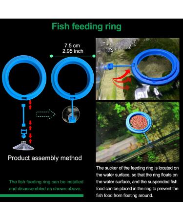 11.8 Inch Shrimp Feeding Tube Set | Aquarium Feeder Kit with Suction Cup Dish, Cleaning Brush, and Fish Net - Buy Online on GoSupps.com