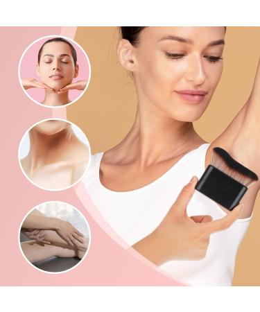 Self Tanner Brush Body Makeup Brush for Flawless Leg Makeup Sunscreen Brush Applicator- Kabuki Brush for Body Foundation Brush Makeup Brush for Face(Black) - Buy Online on GoSupps.com