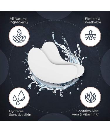 Aikvigss Eye Gel Pads - 50 Pairs Lint-Free Under Eye Patches for Eyelash Extensions - Professional Beauty Tool - Buy Online on GoSupps.com