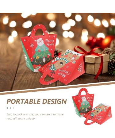 Cabilock Christmas Goody Boxes 20pcs Cookie Candy Boxes Xmas Treats Party Favors - Buy Online on GoSupps.com