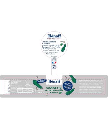 HENAFF Zucchini CASHEW NUTS 0.1 kg - Buy Online on GoSupps.com