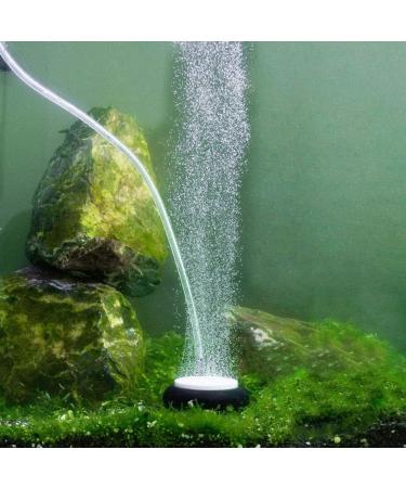 Hygger Aquarium Aerial Venom Bubbler - Ultra Quiet Air Stone for Aquariums Ponds & Fish Tanks | Ideal for Air Pump - Black - Buy Online on GoSupps.com