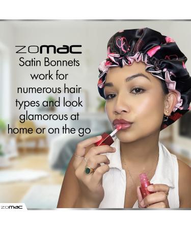 Satin Bonnet & AMPRO Shine N Jam Edge Control Bundle - Extreme Hold for Braiders (4oz) | International Shipping Available - Buy Online on GoSupps.com