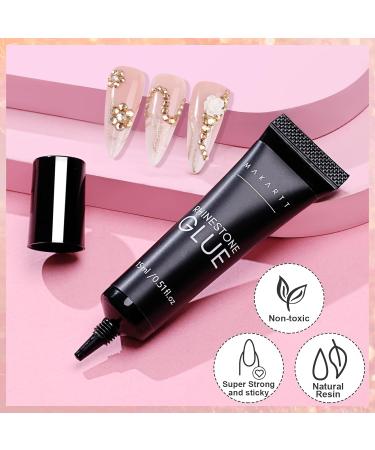 15g Makartt Nail Rhinestone Glue Gel Kit - Super Adhesive for Crystal Stones - Buy Online on GoSupps.com