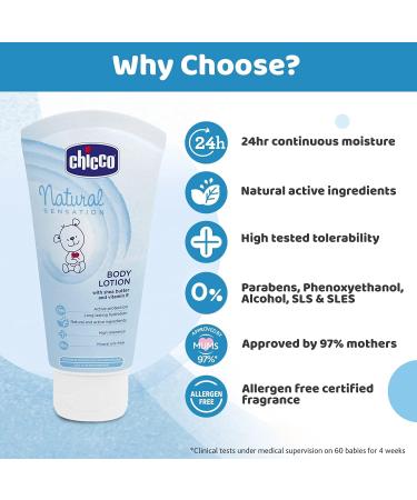 Chicco Natural Sensation Cr me pour le Corps 150Ml 1 unit (Lot de 1) - Buy Online on GoSupps.com