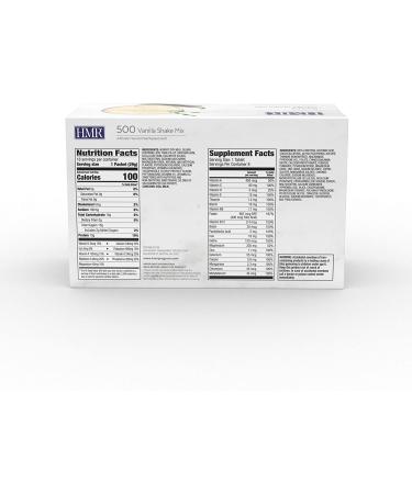 HMR 500 Vanilla Shake Meal Replacement Triple Pack - 10g Protein, 100 Cal - 54 Servings - Buy Online on GoSupps.com