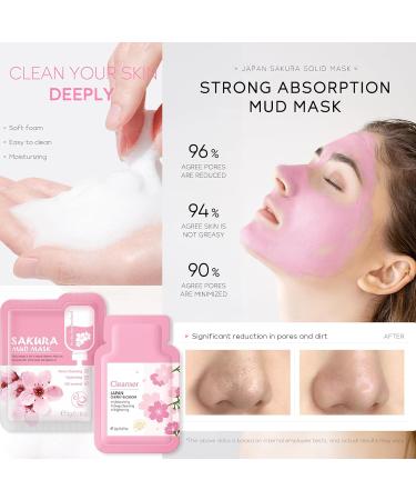 Skincare Set for Teenage Girls - Japan Sakura 24PCS | Cleanser Toner Serum & More - International Shipping - Buy Online on GoSupps.com