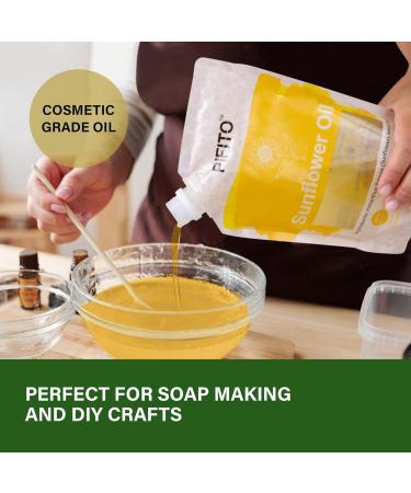 Pifito Soap Making Oils Sampler - Castor Oil Avocado Oil Sunflower Oil (16 oz Each) Premium 100% Pure and Natural Carrier Oil for Essential Oils Skin Care Hair and Body Oil - Buy Online on GoSupps.com
