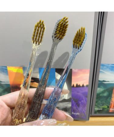 Travel Toothbrush Set - 6 Soft Bristle Toothbrushes for Family & Women | Portable & Clean Sandbook Travel Kit - Buy Online on GoSupps.com