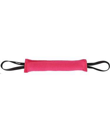 Dingo Gear Cotton Nylon Bite Sausage for Dog Training | IGP IPO Obedience & Protection | 45x8 cm | Pink with 2 Handles - High-Performance Toy - Buy Online on GoSupps.com