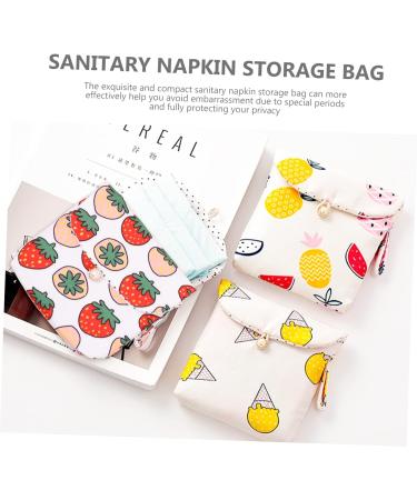 Healeved 4-Piece Napkin Storage Bag - Feminine Menstrual Coin Holder & Makeup Brush Container - Versatile Linen Stand & Breastfeeding Pillow Bag - Buy Online on GoSupps.com