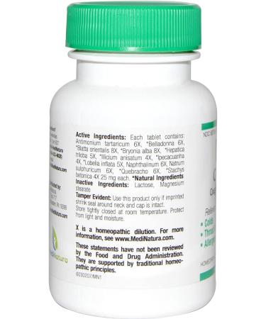 Medinatura Bhi Cough Relief Tablets - 100 Count | Natural Cough Suppressant - Buy Online on GoSupps.com