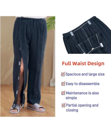 Clothing for Bedridden Patients | Tearable & Fracture Suits | Ideal for Elderly & Paralyzed | Dark Gray Medium - Buy Online on GoSupps.com