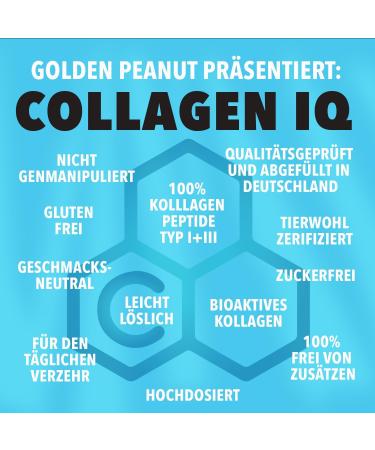 GOLDEN PEANUT Collag ne IQ 2 x 450 g poudre hydrolysat bioactive 900 g - Buy Online on GoSupps.com