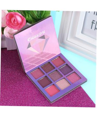 FRCOLOR 9 Glitter Eye Shadow Mattes Eyeshadow Women Eye Shadow Eyeshadow Palette Bright Light Sequins 1 count (Pack of 1) Purple - Buy Online on GoSupps.com