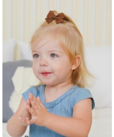 Jollybows 20-Piece Baby Girls Hair Clips & Loops - Colorful Hair Accessories for Kids & Teens (2 inches) - Buy Online on GoSupps.com