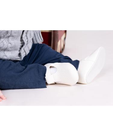 Early Days Baypods Soft Soled Pre Walker Shoes for Boys & Girls | B625 T Bar Style Shoe | Made in England | White - Buy Online on GoSupps.com