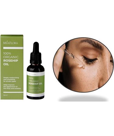 Miaflora Organic Rosehip Oil 30ml - Buy Online on GoSupps.com