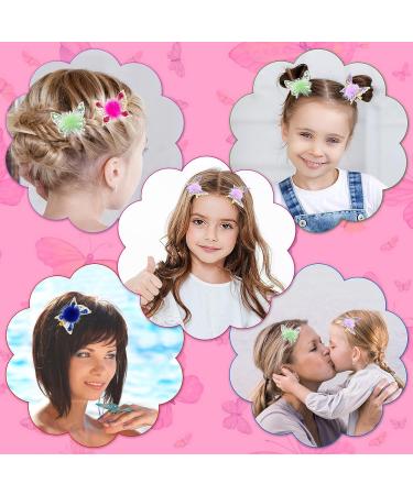 5 Pcs Flying Butterfly Hair Clips with Crystal Stones - Cute Hairpin Barrettes for Girls - Sparkling Hair Accessories & Gifts for Women - Buy Online on GoSupps.com