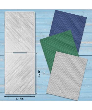 ALIBBON Diagonal Stripe Plastic Embossing Folder - DIY Scrapbooking & Card Making Decorations - Buy Online on GoSupps.com