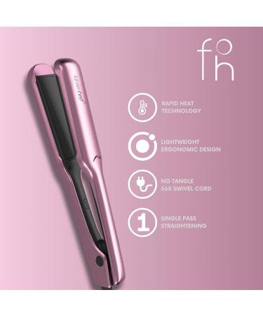 MegaPlate 1.75 Wide Professional Flat Iron - Blush Pink | Stylish High-Quality Hair Straightener for All Hair Types - Buy Online on GoSupps.com